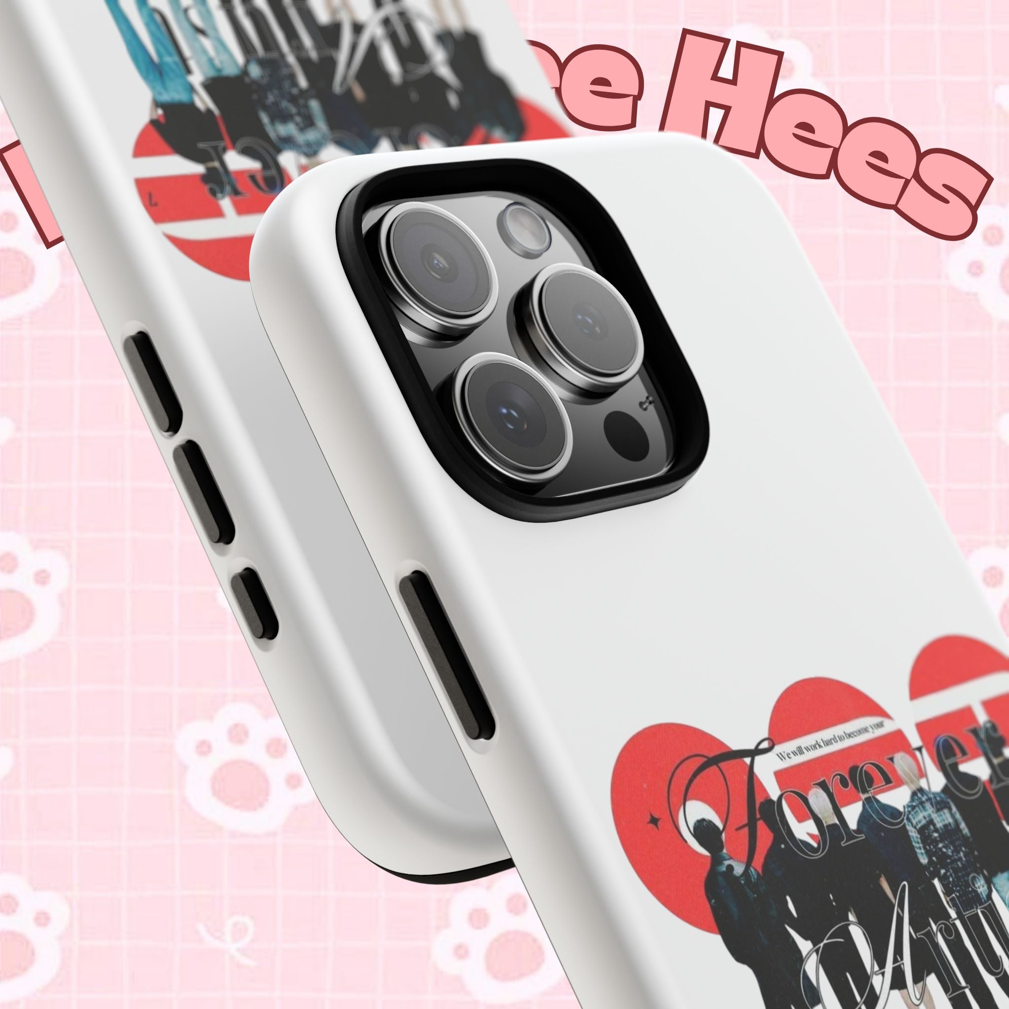 BTS Concert Phone Case featuring 'Bangtan Arirang' design for iPhone and Samsung, with colorful K-Pop artwork.