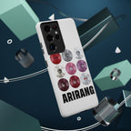 Printify BTS Arirang vinyl record grid phone case featuring cool BTS fan merchandise and impact-resistant protection.