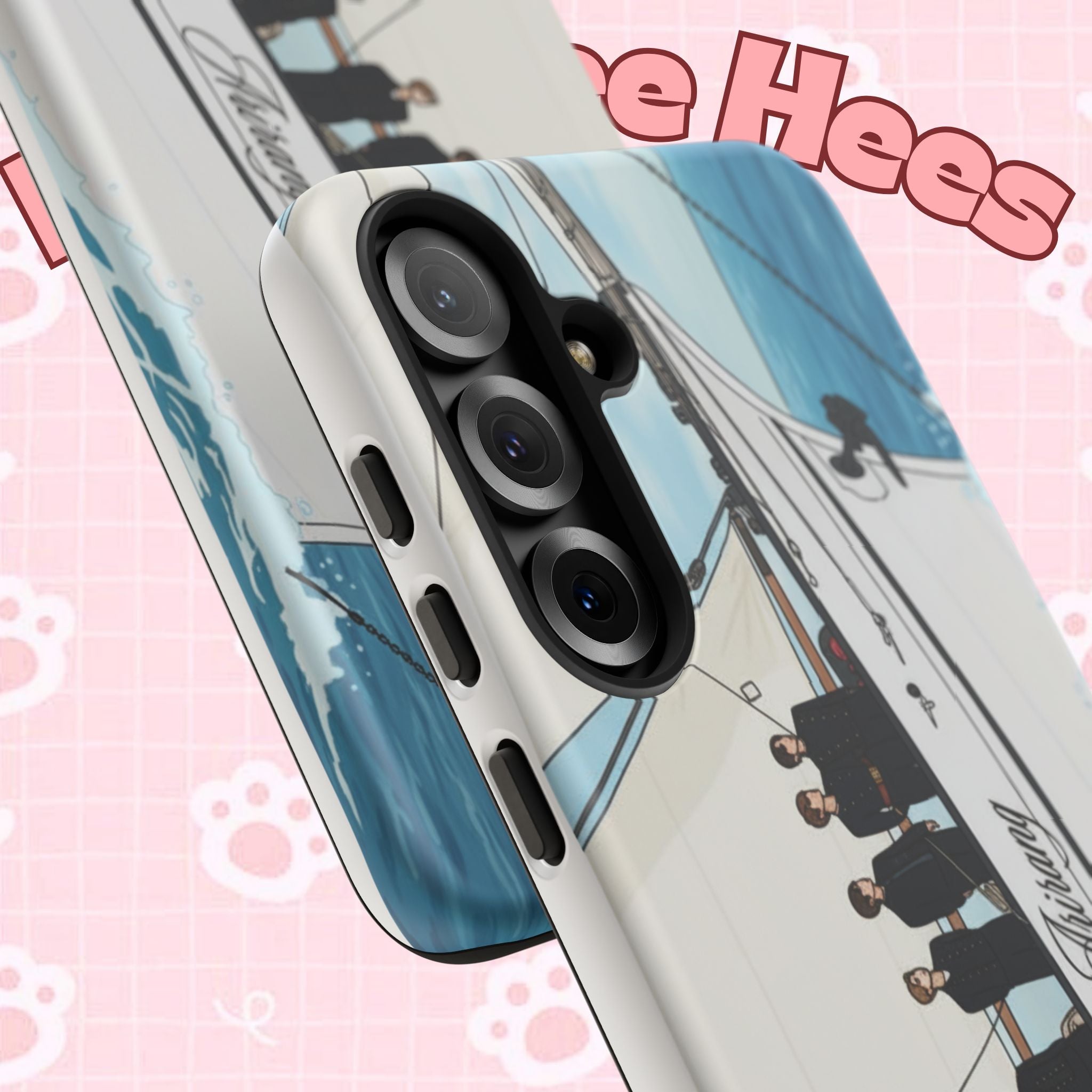 Custom BTS Swim phone case for iPhone 17 and Samsung, featuring Bangtan Boys concert design, durable tough case by Printify.