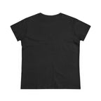 Women's BTS Swim T-Shirt with Sailboat Script Logo, cotton concert tee for Bangtan World Tour fans, by Printify.