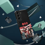 Impact-resistant phone case featuring BTS Bangtan Boys concert fanmade design with band photo, by Printify.
