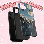 Cute BTS Sailor-themed phone case with K-pop design, featuring Arirang motifs, perfect for BTS fans and concert outings.