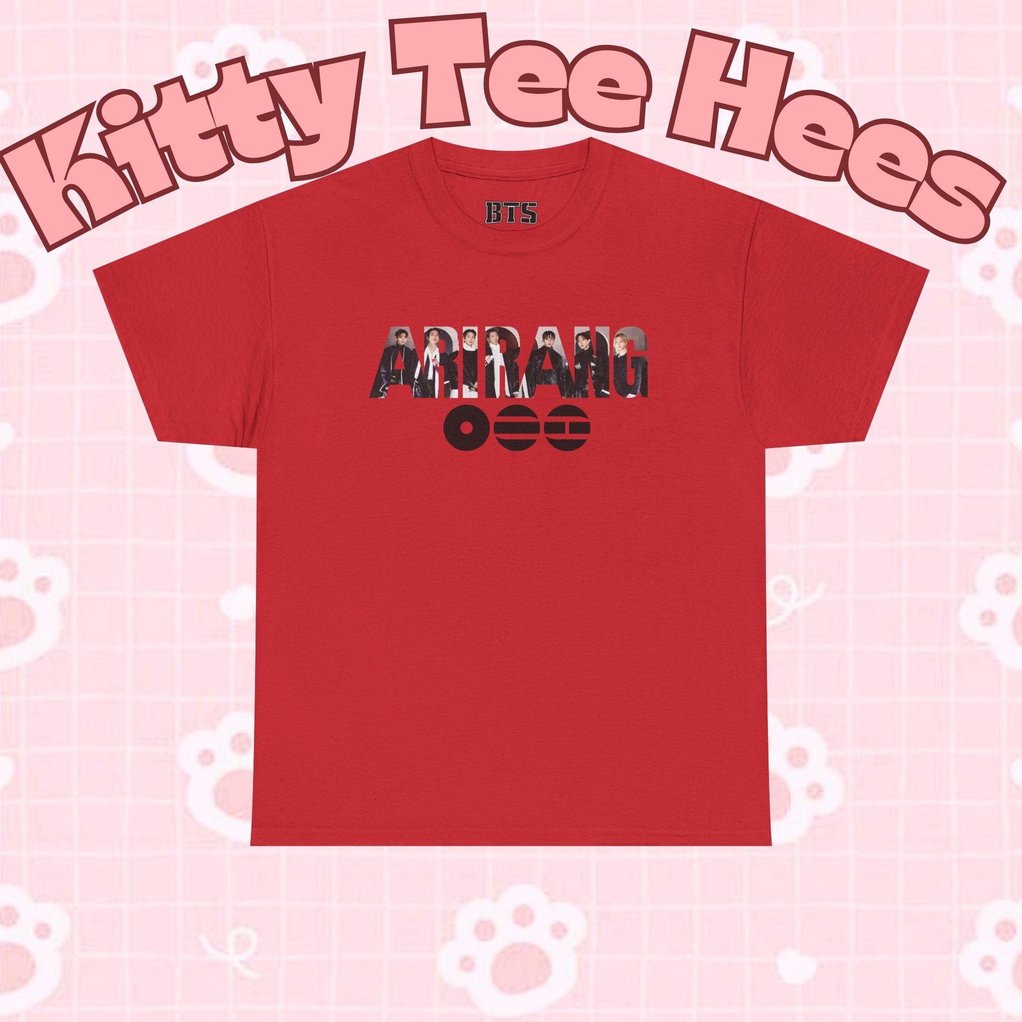 K-Pop inspired BTS concert T-shirt featuring Bangtan graphic design, casual fit, ideal for BTS world tour fans