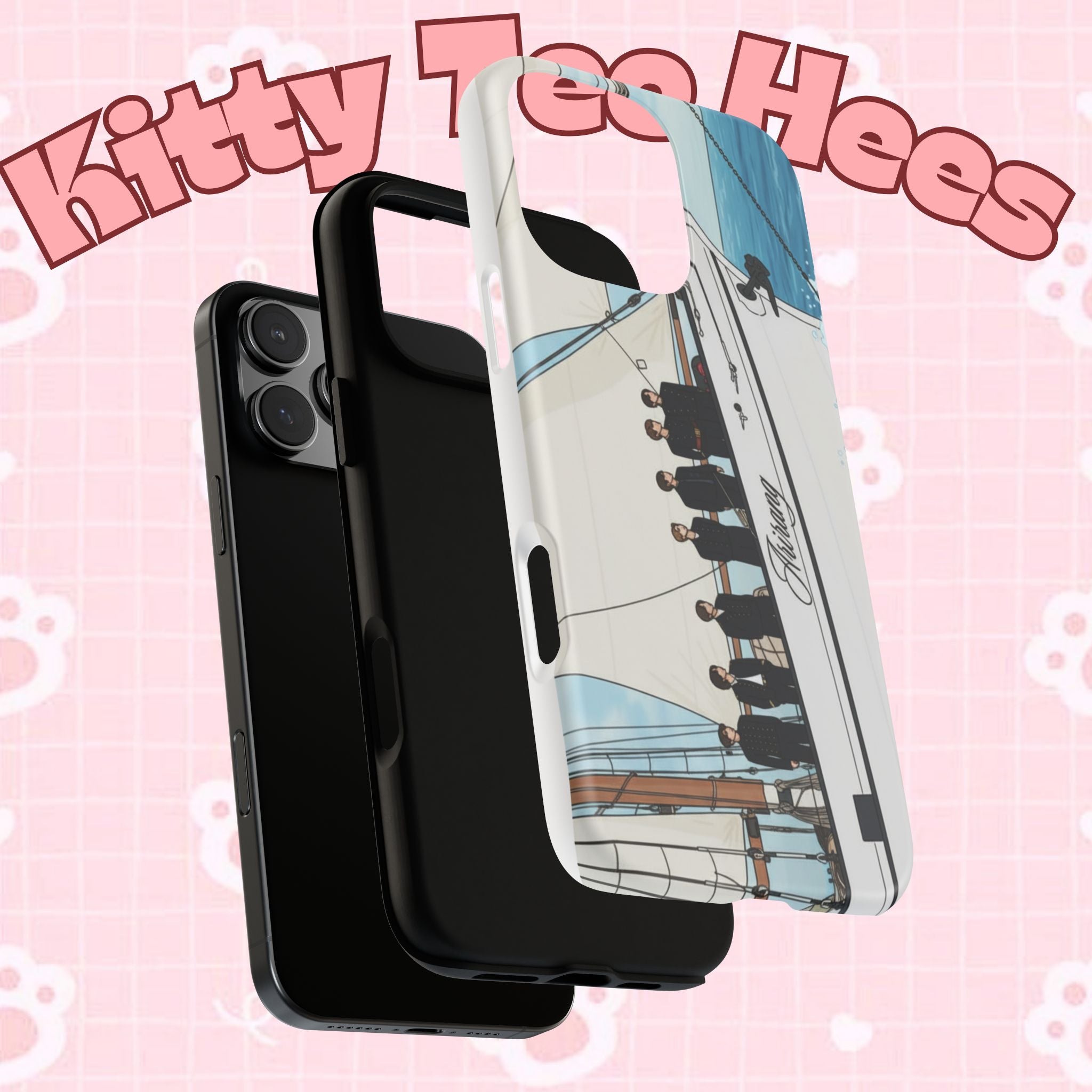 BTS Arirang swim themed phone case for iPhone 17 and Samsung, tough Bangtan concert phone case by Printify with vibrant design.