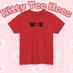 Black BTS Logo T-shirt featuring the Bangtan emblem, minimal design, printed by Printify, perfect for K-pop fans.