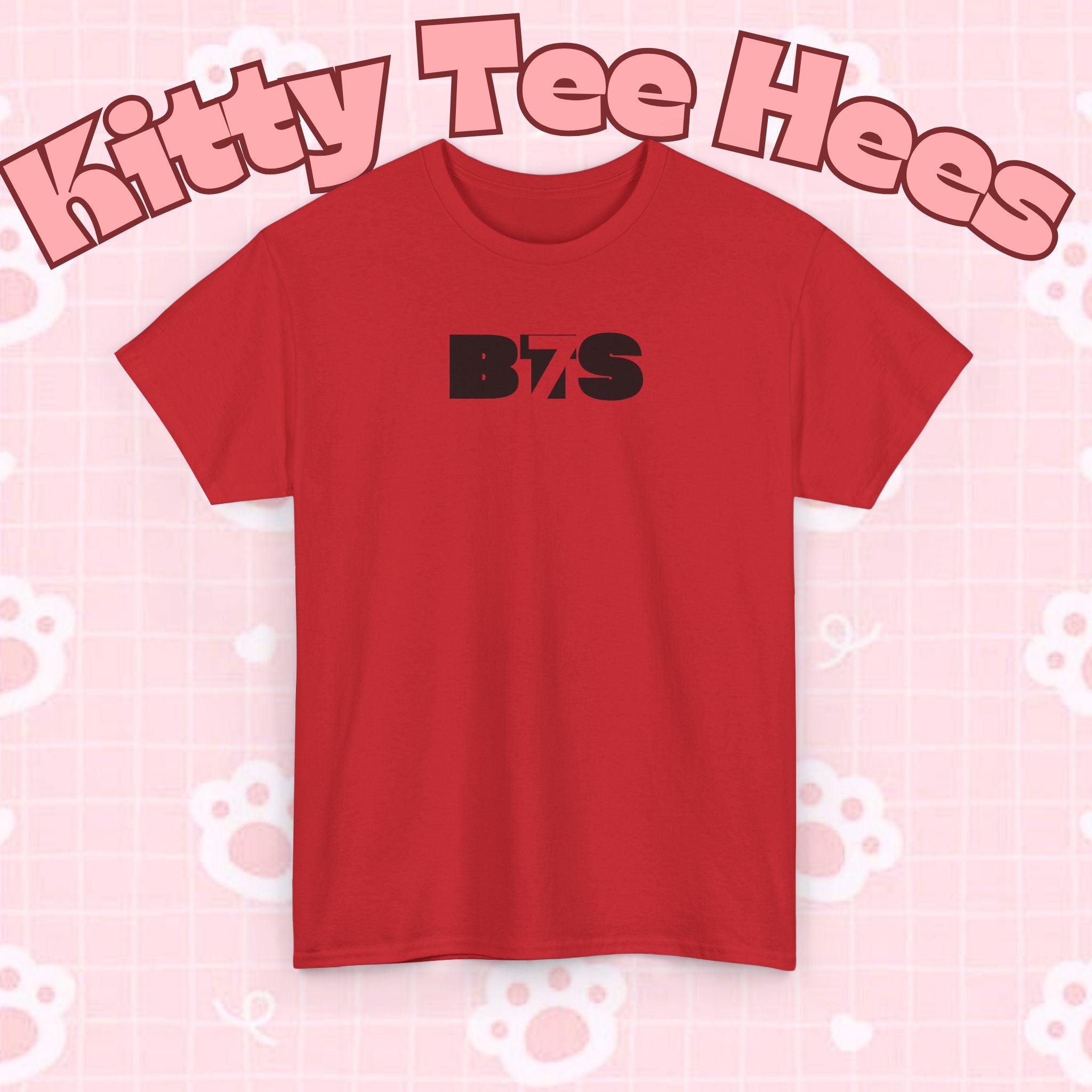 Black BTS Logo T-shirt featuring the Bangtan emblem, minimal design, printed by Printify, perfect for K-pop fans.
