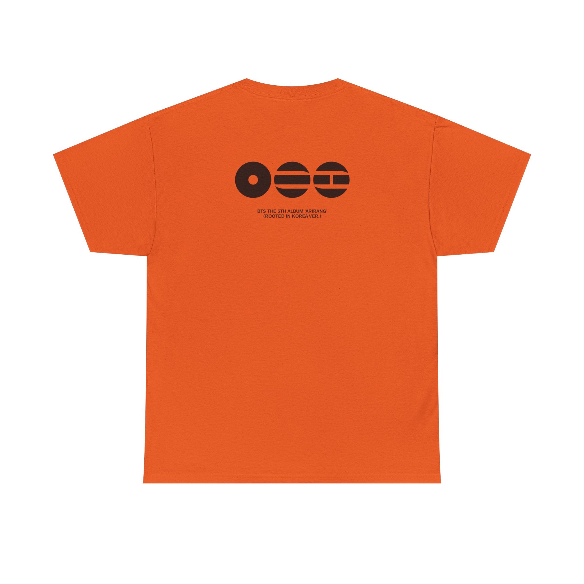 Printify BTS concert T-shirt featuring K-Pop inspired graphic design, Bangtan Boys world tour tee with bold print.