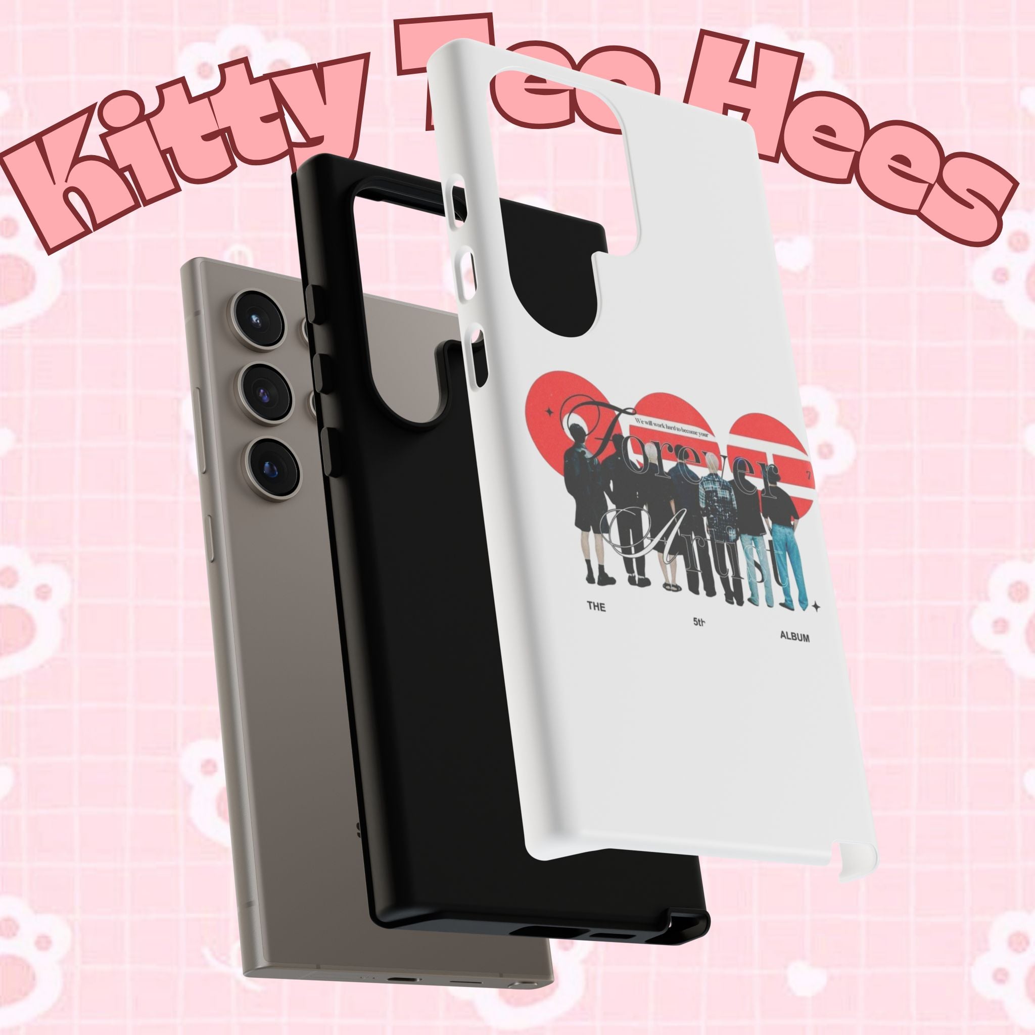 BTS Concert phone case with 'Bangtan Arirang' design for iPhone and Samsung, featuring K-Pop artwork and vibrant colors.