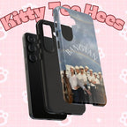 Cute Sailor BTS Swim phone case for iPhone and Samsung, featuring colorful Arirang BTS Sailor design by Printify.
