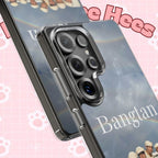 Clear impact-resistant phone case featuring Bangtan Boys K-pop design, custom print on a durable Printify phone case.
