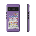 Printify BTS phone case featuring Jungkook, Jimin, and Rap Monster design for iPhone 17 with tough protective cover.