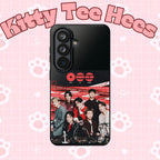 BTS Arirang phone case with Bangtan concert design, impact-resistant K-Pop band photo phone case by Printify.
