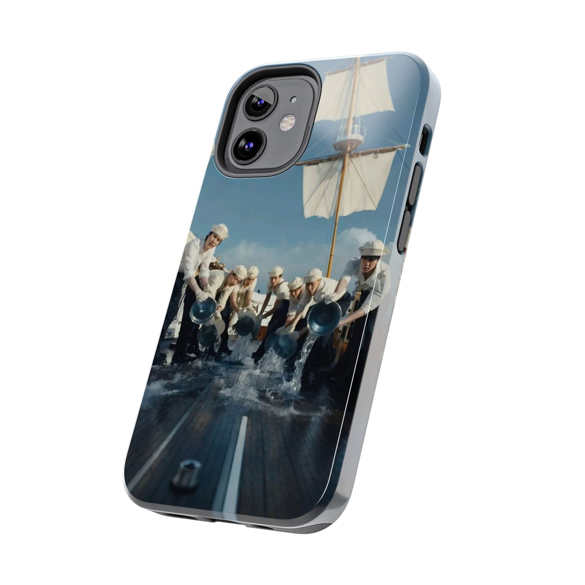 Cute Sailor BTS phone case featuring K-pop design with BTS Arirang graphics, perfect for BTS fans and concert occasions.
