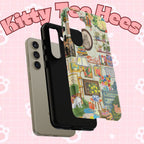 Cute cat portrait phone case for iPhone 17 by Printify, featuring a cozy living room pet design and stylish protective cover.