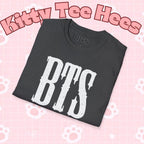 Printify BTS classic T-shirt featuring a simple outline design of Bangtan Boys K-Pop band, casual and stylish BTS shirt.