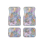 Mermaid pattern Car Mats | Set of 4, Cute Mermaid Floor Liners - Kitty TeeHees
