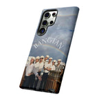 Cute Sailor BTS Swim phone case for iPhone and Samsung featuring Bangtan Sailor design by Printify.
