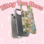 Cute cat portrait phone case for iPhone 17 by Printify, featuring a cozy, stylish design with a framed pet image.