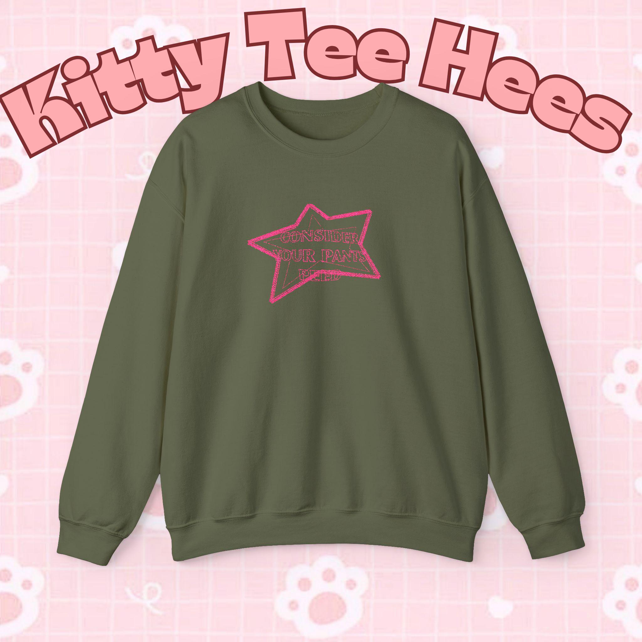 Funny Swear Meme Christmas Crewneck Sweatshirt | Funny Holiday Pullover - Kitty TeeHees