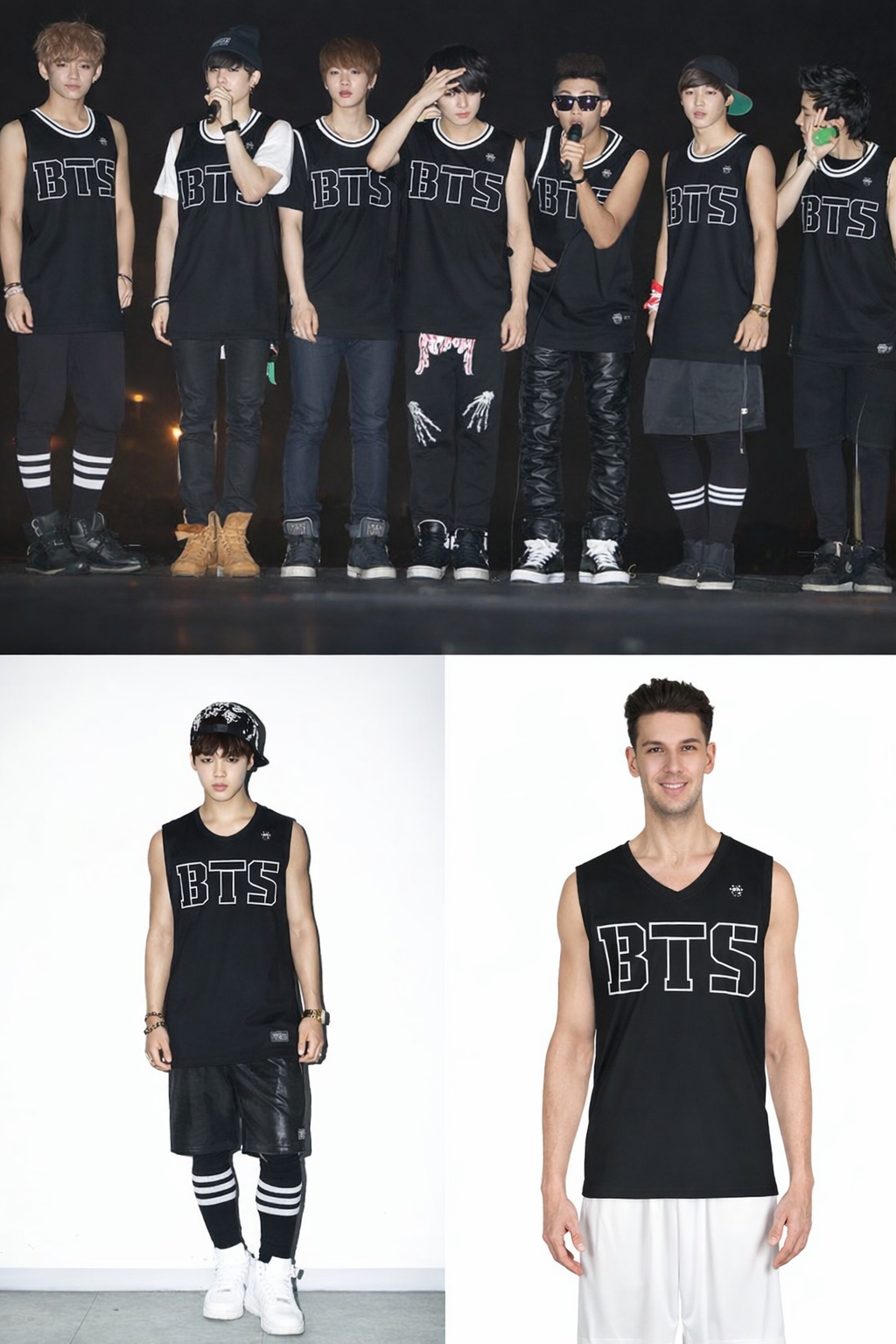 Custom BTS Jungkook jersey shirt featuring all-over print design, classic K-pop style, resembling a 97 basketball jersey.