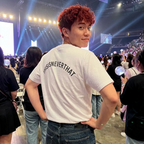BTS THISISNEVERTHAT save me era T-shirt by Printify featuring minimal text and vertical design, casual streetwear style.