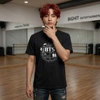 Printify BTS classic T-shirt featuring Jungkook, Jimin, Taehyung, J-Hope, RM, Suga, Jin, K-pop concert 2026 design, casual fit