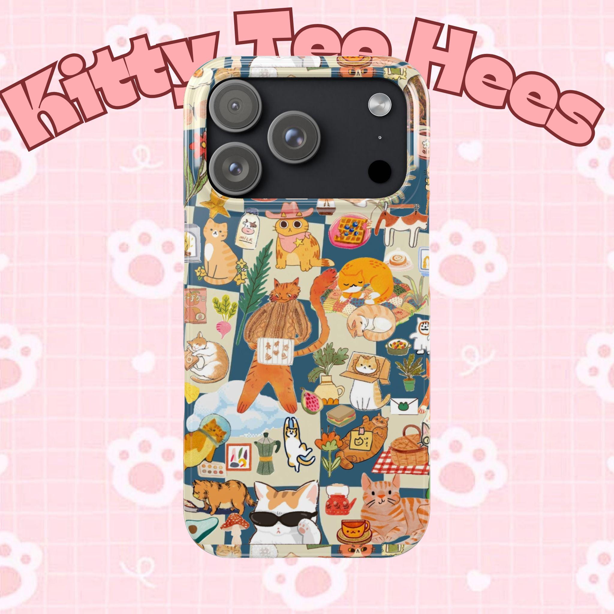 Orange cats are top tier, cat phone case, Cat-Themed Slim Phone Cases, Cute Pet Gift, Animal Lover Accessory, Fun Design, Cat Lover Decor - Kitty TeeHees