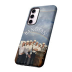 Cute Sailor BTS Swim phone case for iPhone and Samsung, featuring Bangtan Sailor design by Printify.