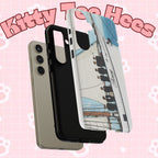 BTS Arirang swim-themed phone case for iPhone 17 and Samsung, printed tough case featuring Bangtan Boys concert design by Printify.