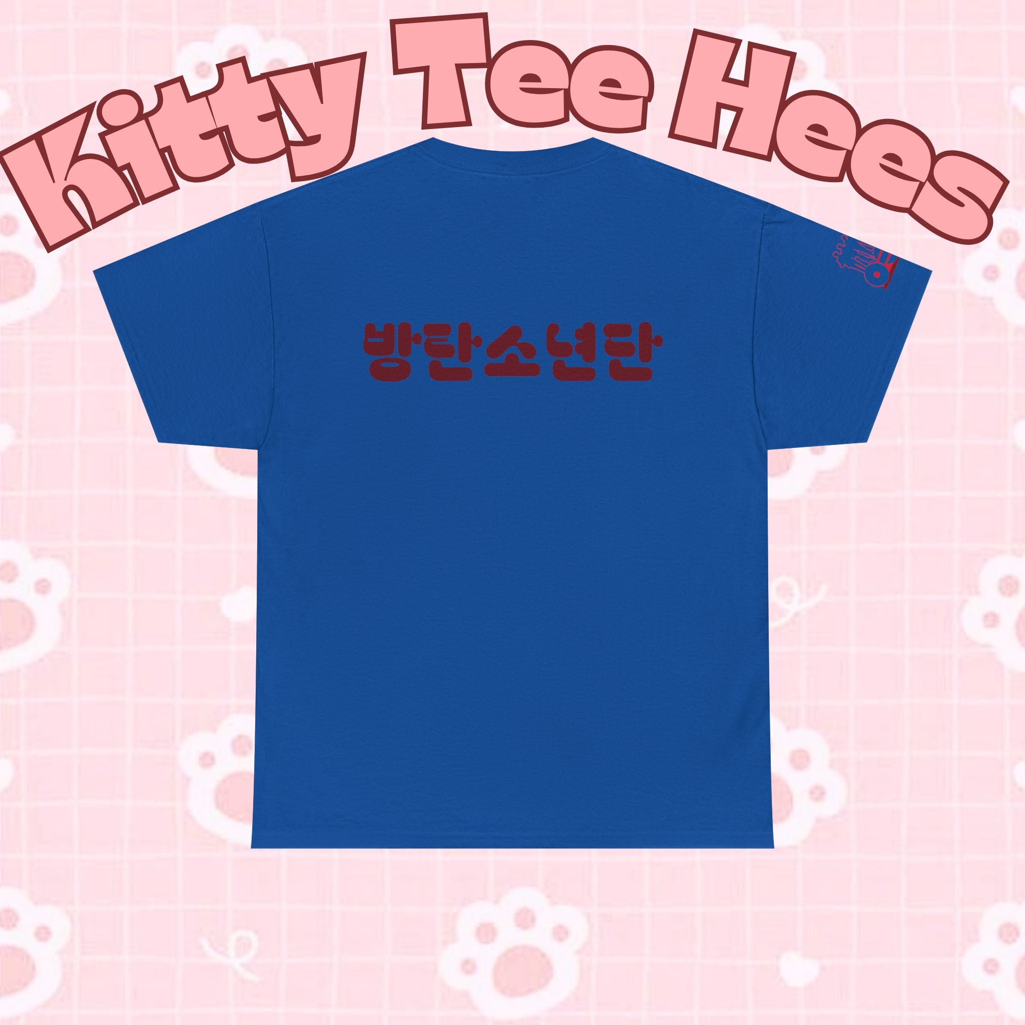 BTS Arirang T-Shirt by Printify featuring Korean Hangul design, perfect for BTS world tour concert fans and casual wear.