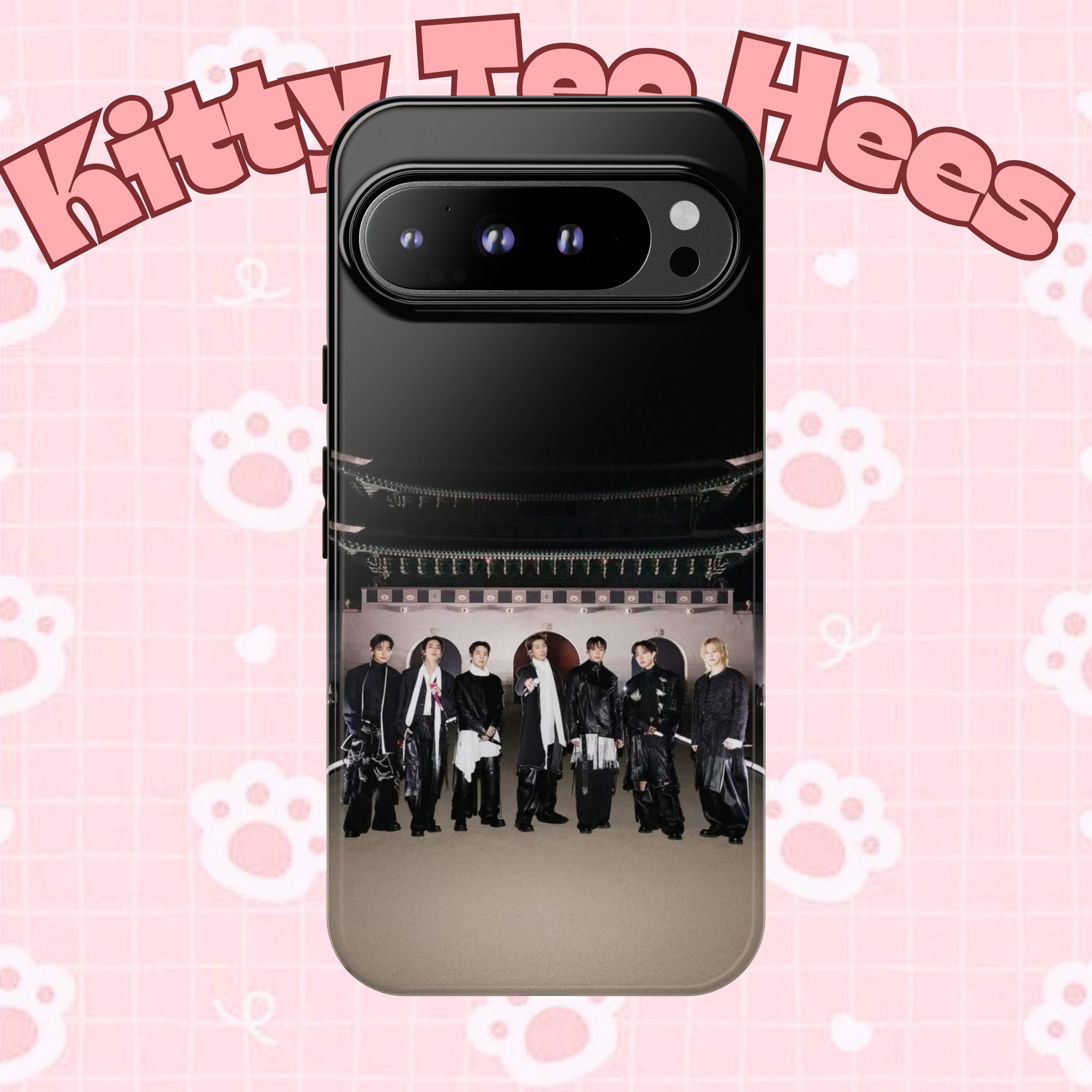 BTS Arirang and Swim comeback phone case for iPhone and Samsung, featuring K-pop BTS design by Printify.