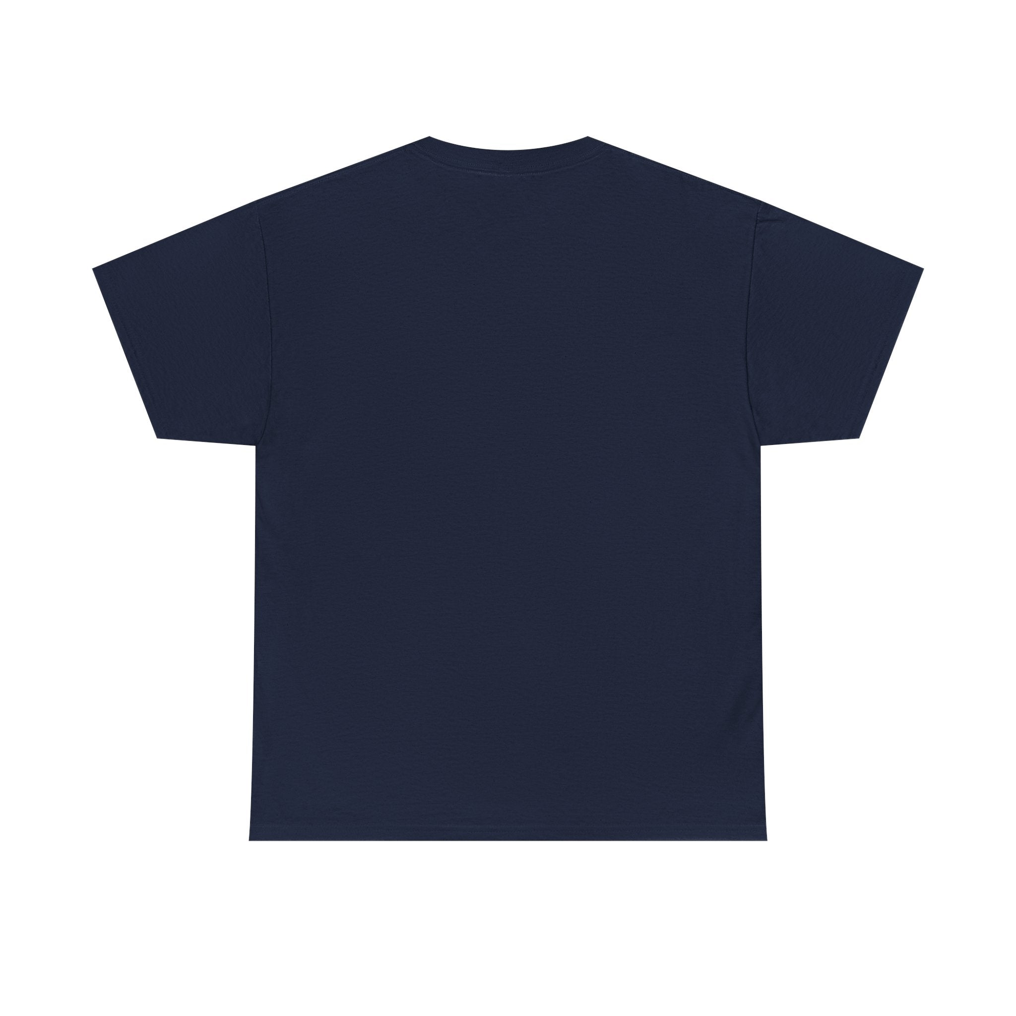 Black BTS logo T-shirt from Printify featuring a minimal Bangtan emblem on the front, casual K-pop band apparel.
