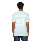 Custom BTS T-shirt featuring Jungkook, Jimin, Taehyung, J-Hope, RM, Suga, Jin, and Bangtan Boys members for K-pop concert.
