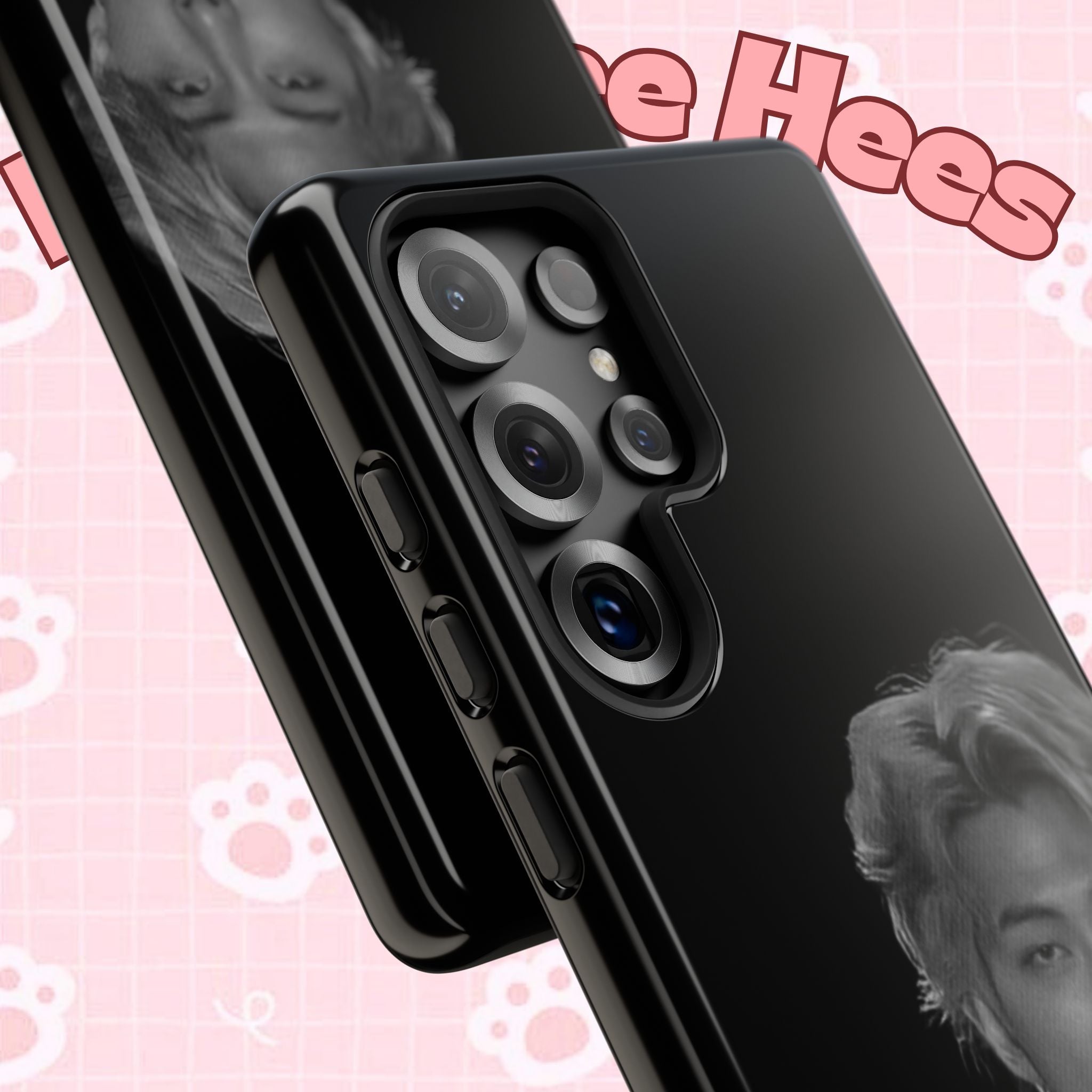 Namjoon BTS concert iPhone case with a protective tough design, featuring vibrant artwork and branding from Printify.