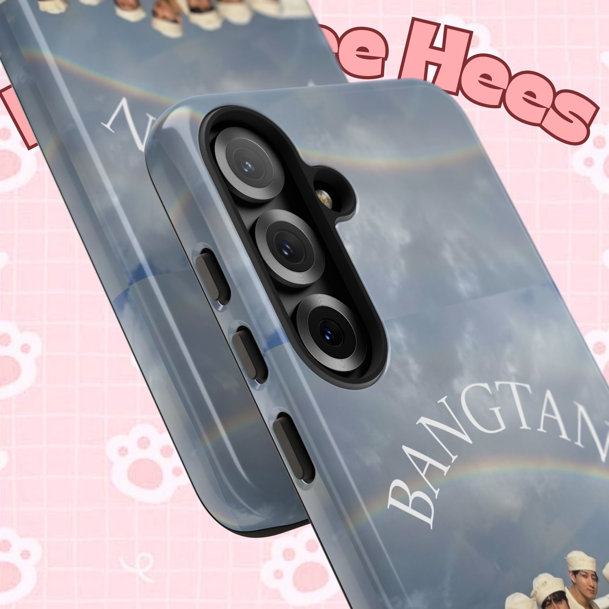 Cute Bangtan Sailor phone case featuring BTS Swim design for iPhone and Samsung smartphones by Printify.