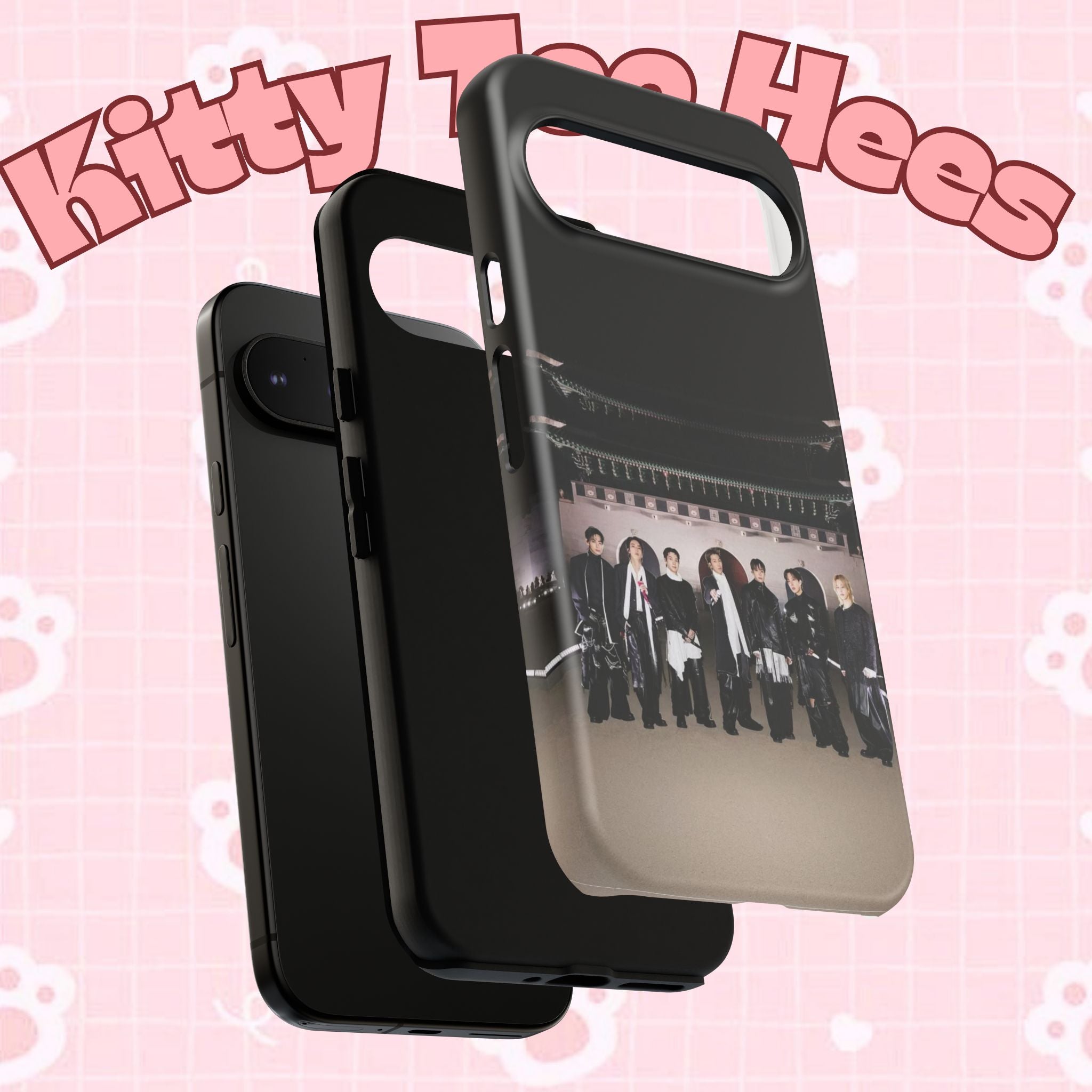 BTS Arirang and Swim Comeback phone case for iPhone, printed by Printify, featuring colorful BTS K-pop design.