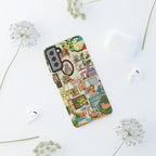 Printify cute cat pet portrait iPhone 17 case with cozy living room design, stylish and protective phone cover featuring a playful cat image.
