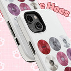 Impact-resistant Printify BTS Arirang vinyl record grid phone case featuring cool BTS fan merch design for fans.