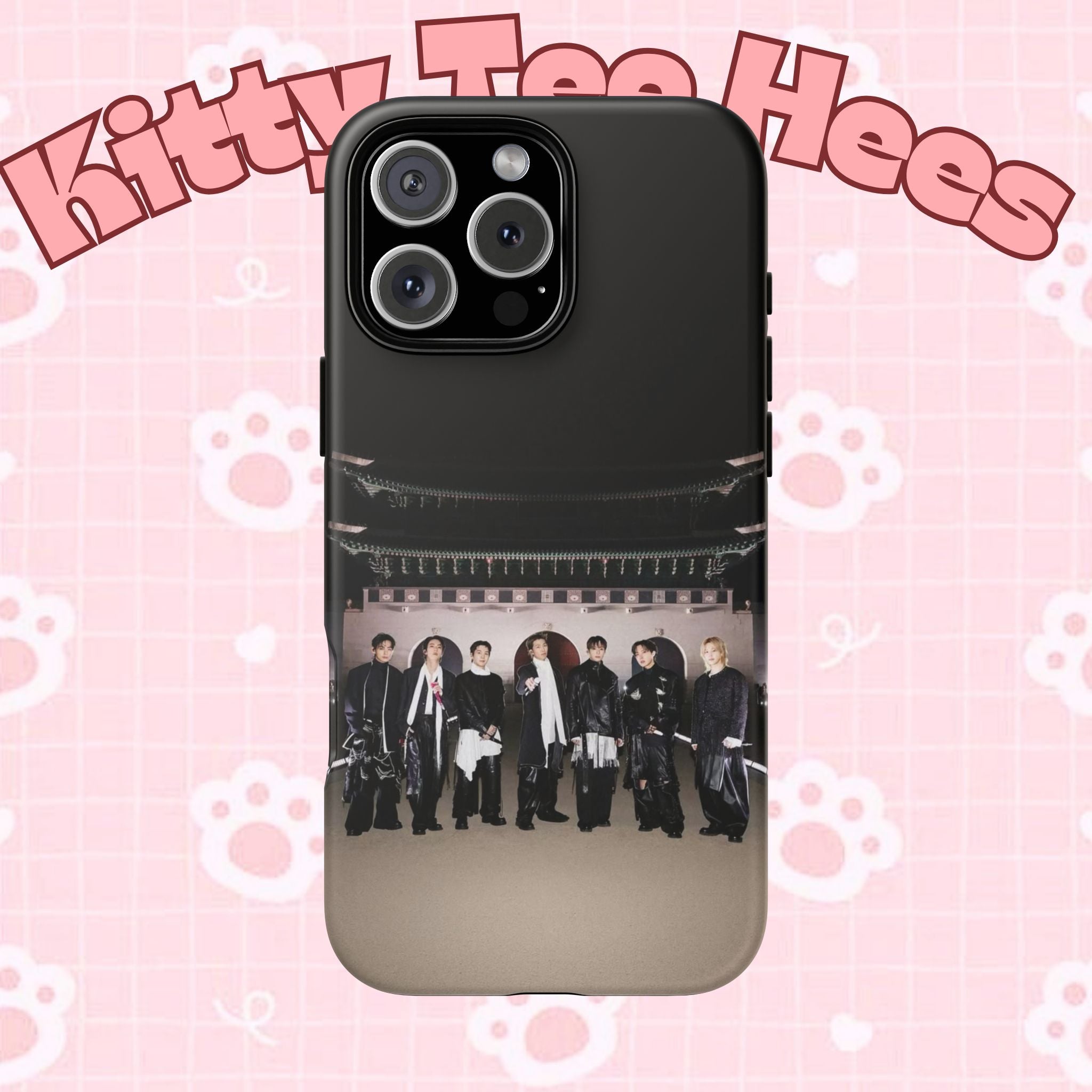 BTS Arirang phone case for iPhone featuring BTS Swim comeback design, durable Printify K-pop Samsung case with vibrant graphics