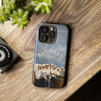 Cute Bangtan Sailor iPhone and Samsung phone case featuring BTS Swim design by Printify, with colorful sailor-themed artwork.