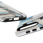 Printify BTS Arirang swim phone case for iPhone 17 and Samsung, featuring concert-themed design and durable Tough Case protection.