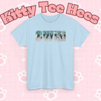 Arirang BTS swim graphic T-shirt featuring a pool scene and back design, casual BTS concert tee by Printify.