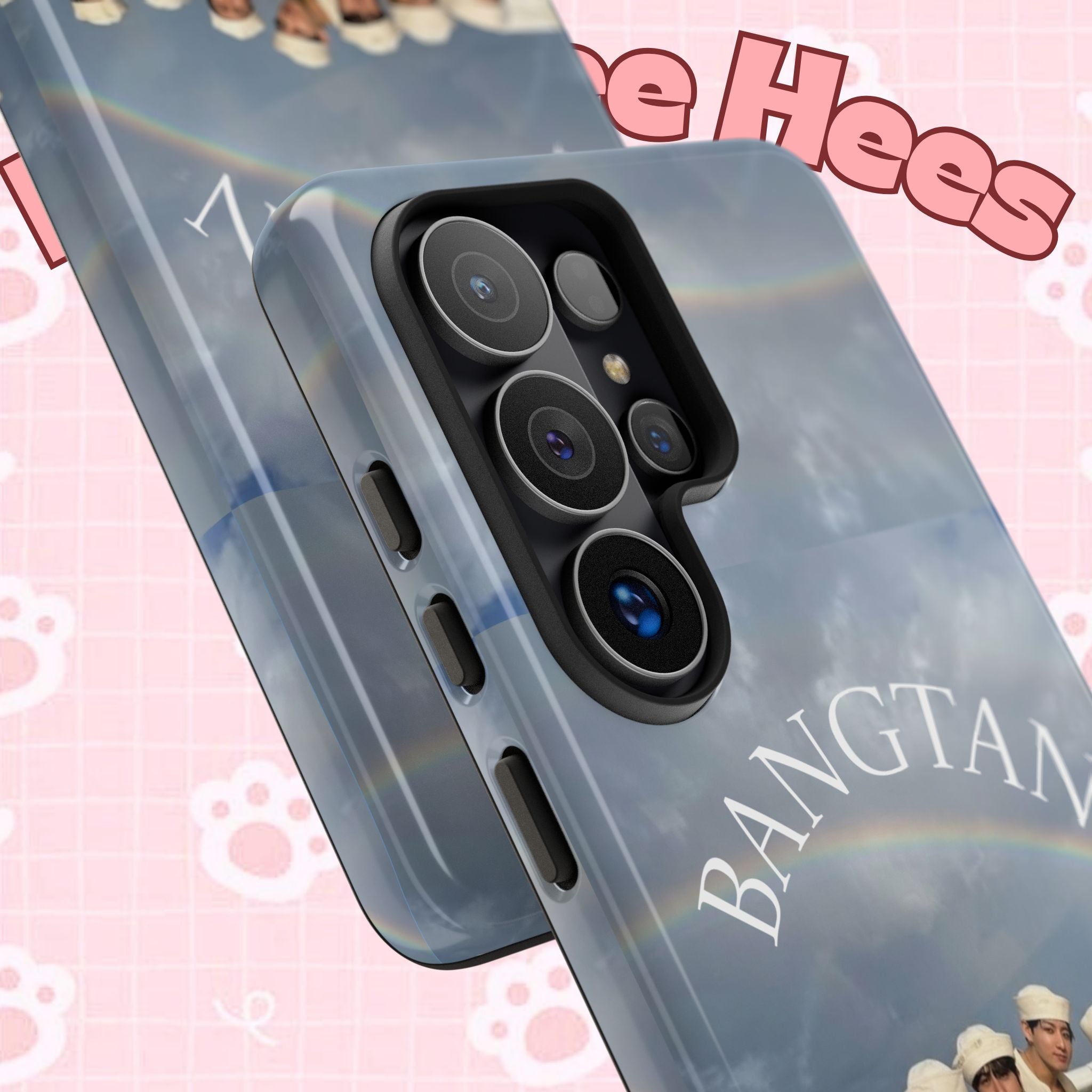 Cute Sailor BTS Swim phone case for iPhone and Samsung featuring Bangtan Sailor design by Printify.