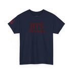 BTS Arirang T-shirt featuring Korean Hangul and BTS World Tour design, casual fit for concert and fanwear.