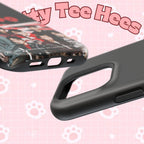 Impact-resistant phone case featuring BTS Bangtan Boys concert fanmade design with K-Pop band photo by Printify.