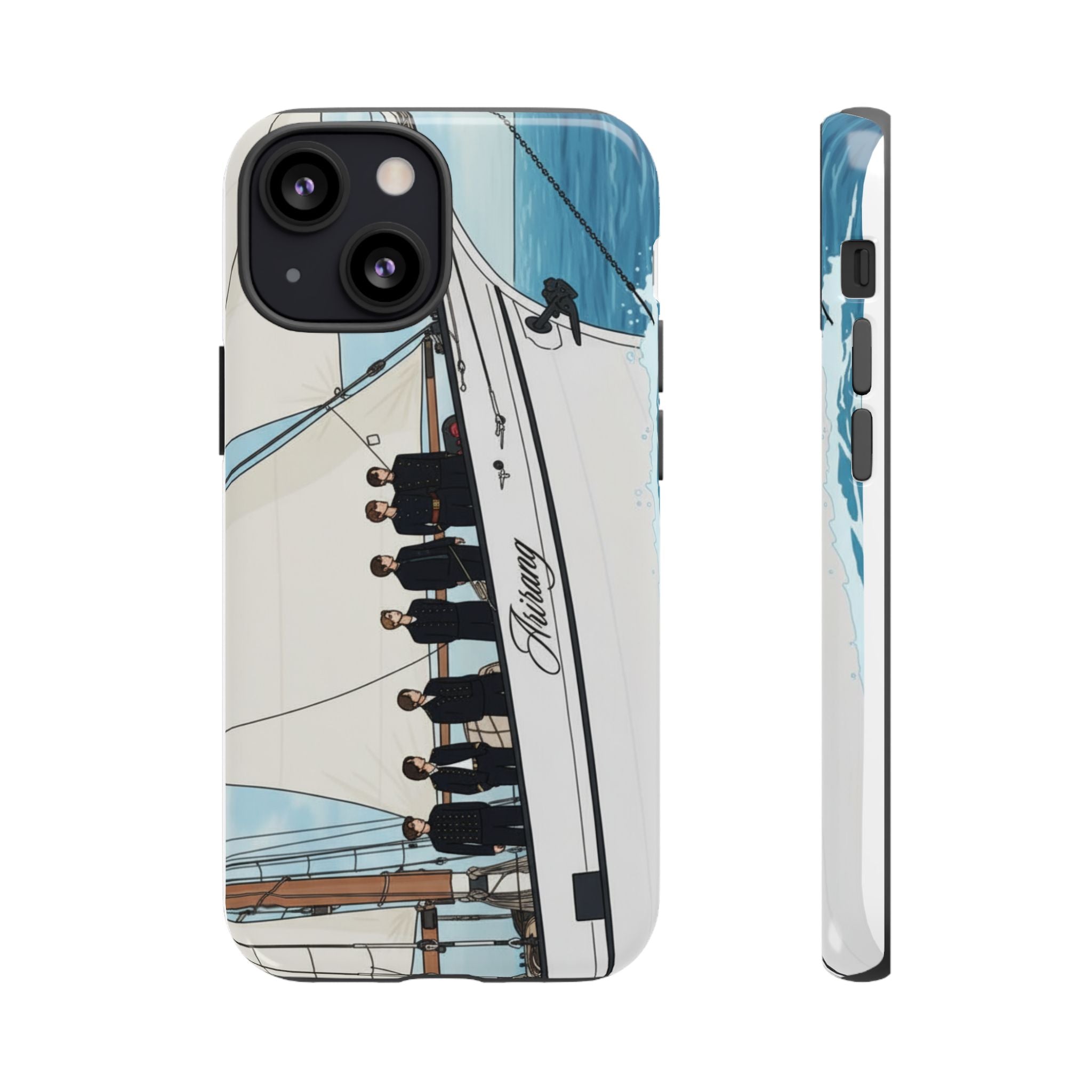 BTS Arirang swim phone case for iPhone 17 and Samsung, durable tough case with concert BTS design by Printify