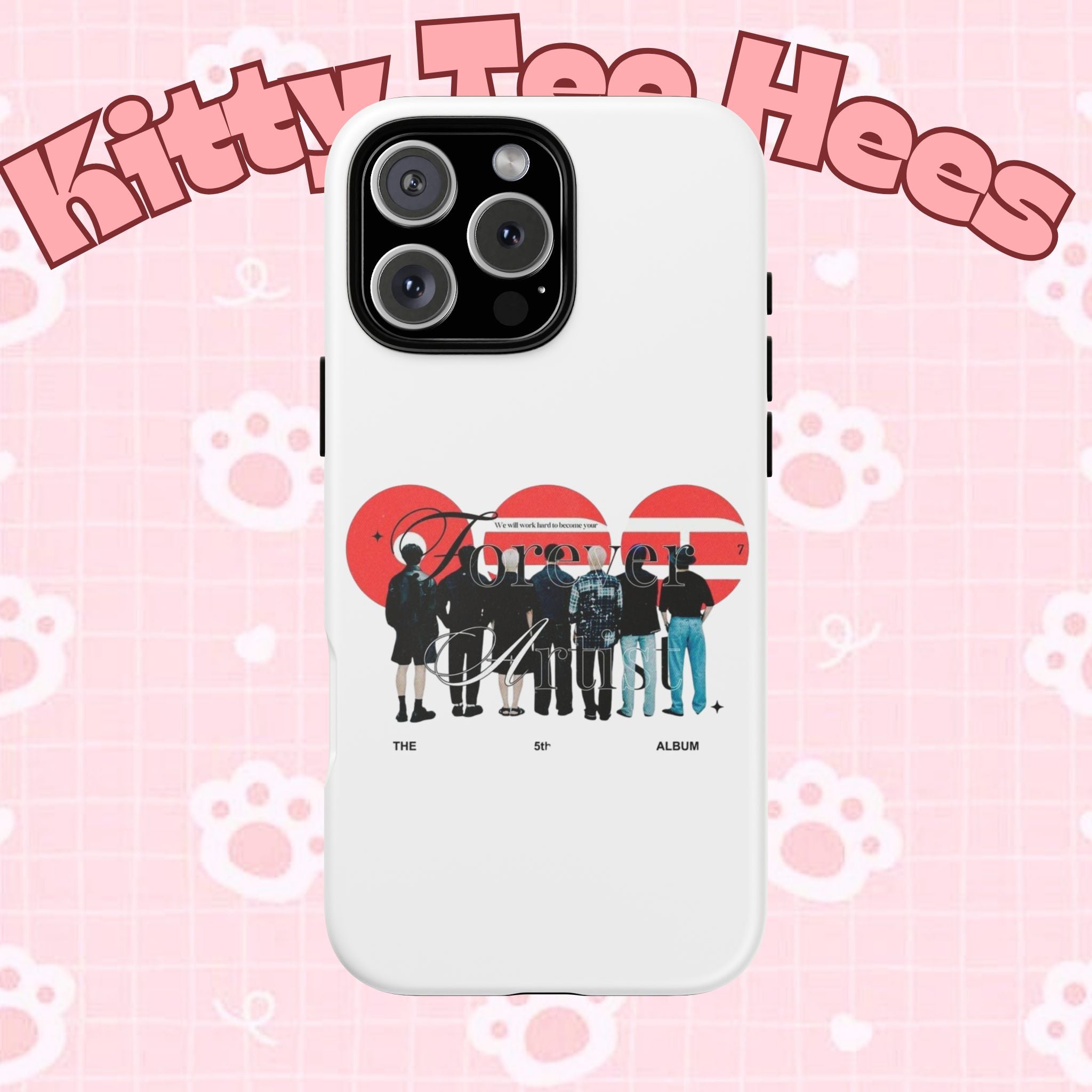 BTS Concert phone case with 'Bangtan Arirang' design for iPhone and Samsung, featuring K-Pop band artwork on a protective case
