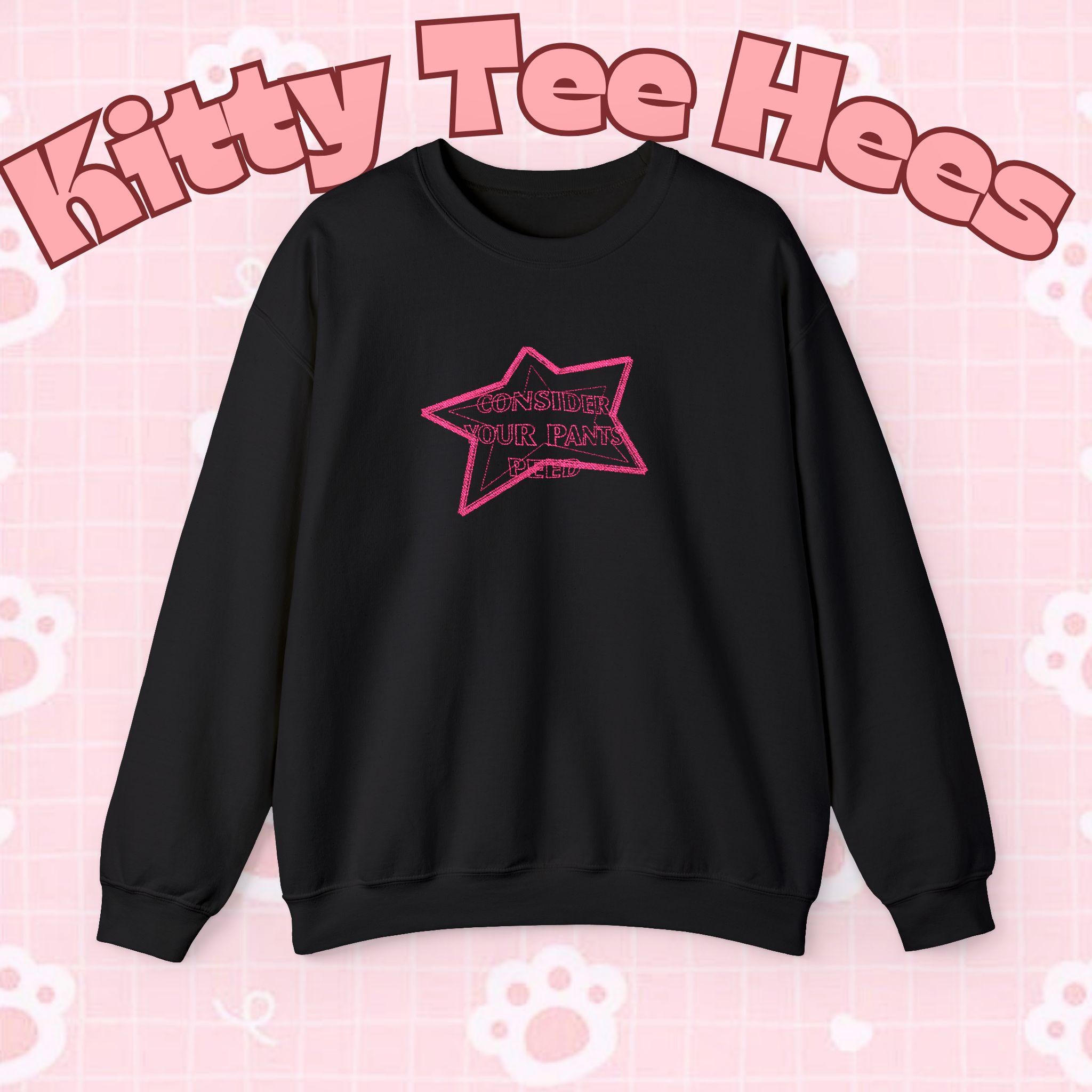 Funny Swear Meme Christmas Crewneck Sweatshirt | Funny Holiday Pullover - Kitty TeeHees