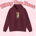 Funny Standing Cat Hoodie, Pet Lover Sweatshirt - Kitty TeeHees