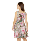 Christmas 2025 Dress Women's Skater Dress | Holiday Pattern - Kitty TeeHees